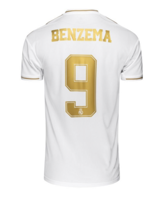 Real Madrid Benzema Jersey Shirt 19/20