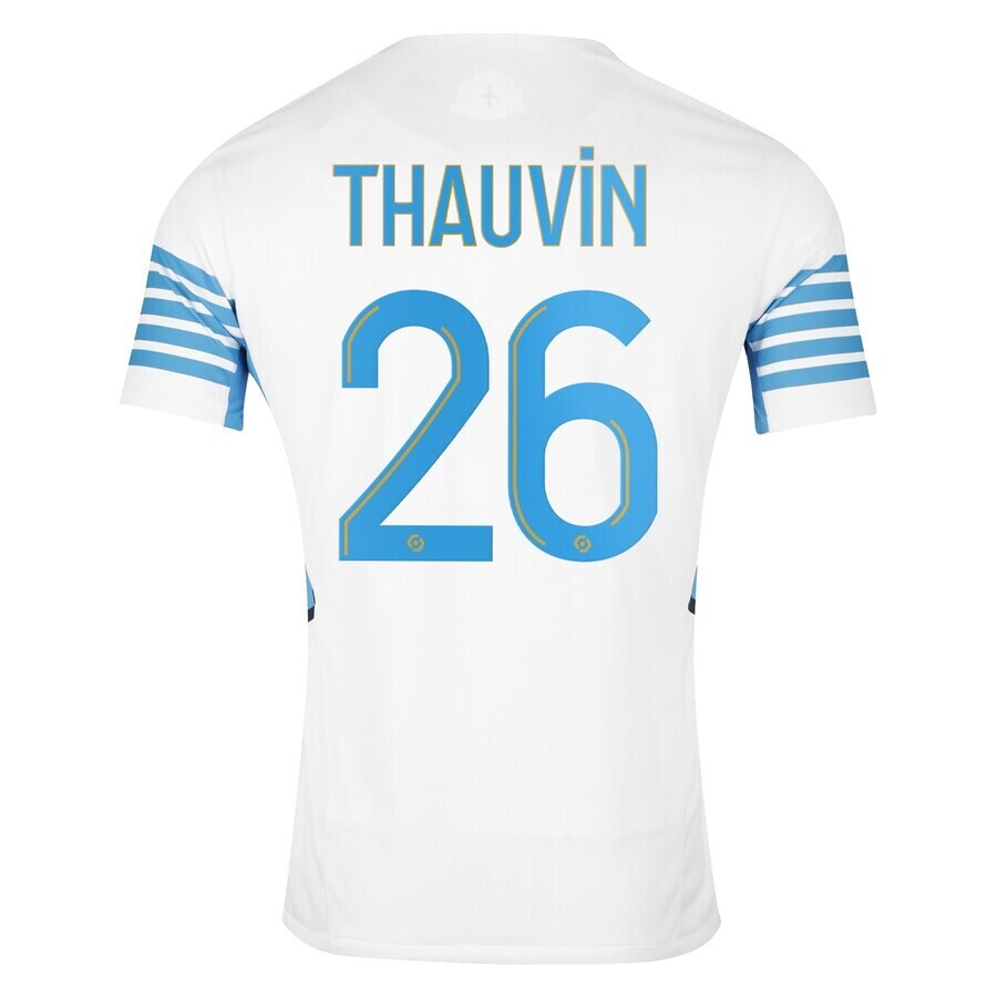 Olympique Marseille Thauvin #26  Home Jersey 21/22 (Player Version)