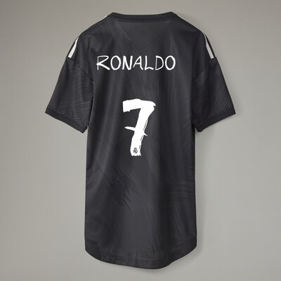 Cristiano Ronaldo 7 Real Madrid Fourth Jersey Shirt Y3 (Player Version)