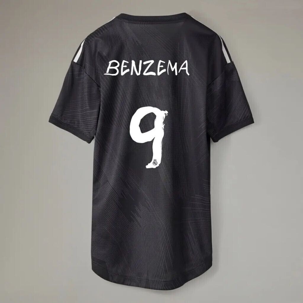 Karim Benzema 9  Real Madrid Fourth Jersey Shirt Y3  (Player Version)