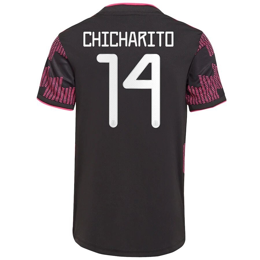 Mexico Chicharito #14 Rosa/Pink Home Jersey 2021