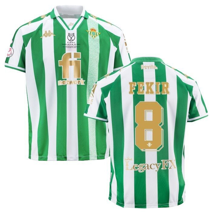 Real Betis Fekir 8 Copa Del Rey Final Jersey 21-22