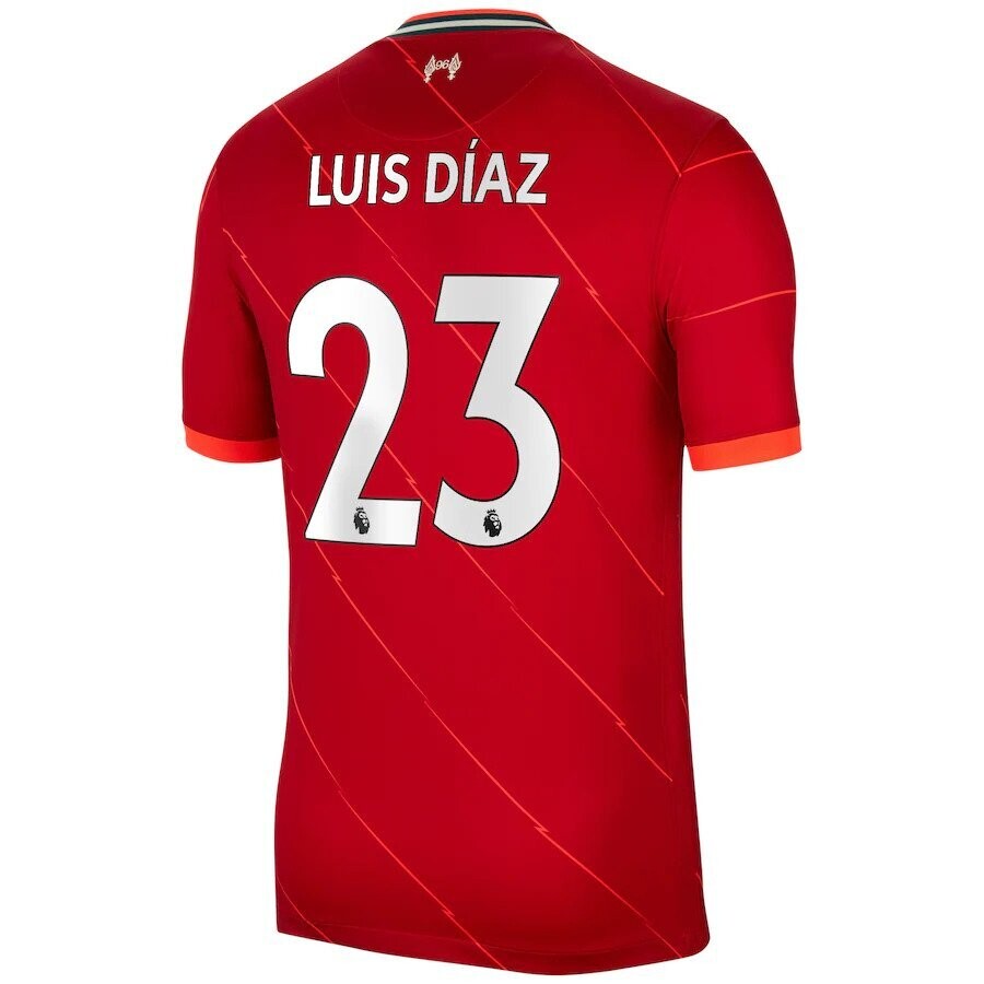 Liverpool Luis Díaz 23 Home Jersey 21/22
