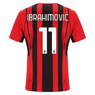 AC Milan Ibrahimović 11  Home Jersey Shirt 21/22