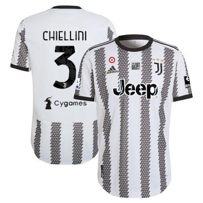 22-23 Juventus Home Limited Edition THE GR3AT Chiellini Shirt (Player Version)