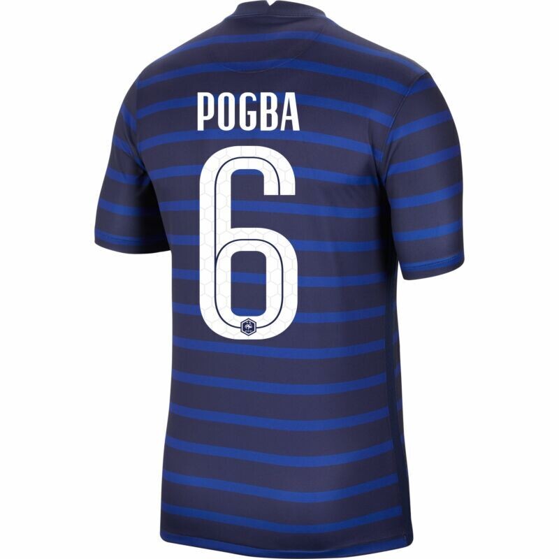 2020-21 France Paul Pogba 6 Home Jersey