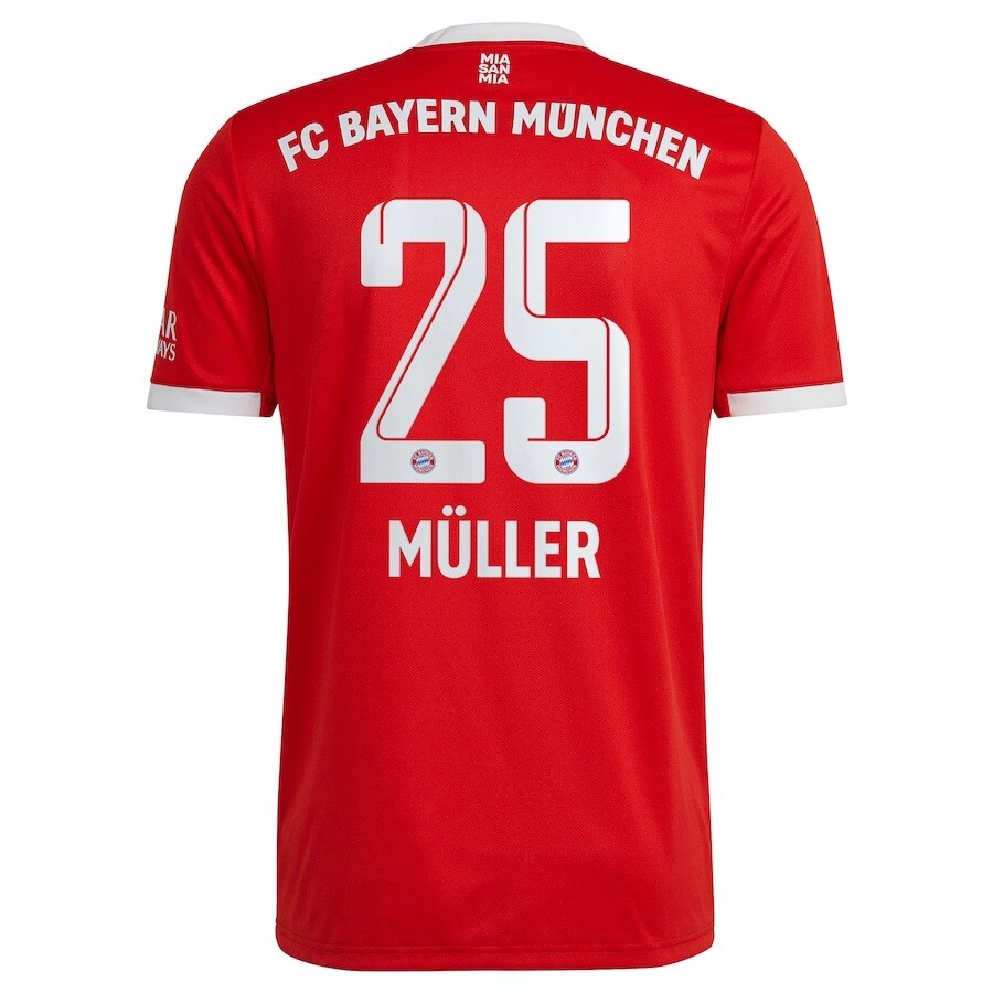 Bayern Munich  Müller #25 Home Jersey 22-23