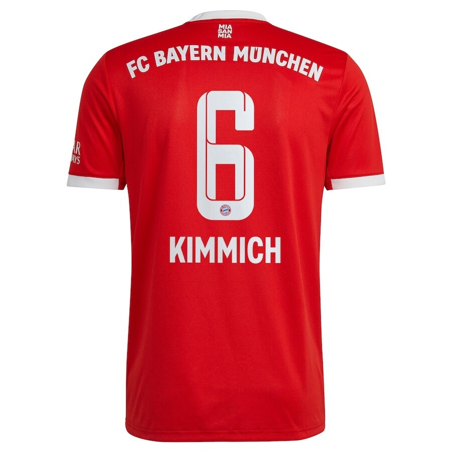 Bayern Munich Joshua Kimmich 6 Home Jersey 22-23