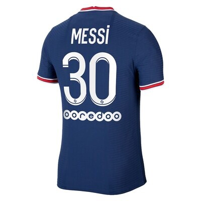 Paris Saint-Germain PSG Home Messi #30 Ligue 1 2021-22 (Player version)