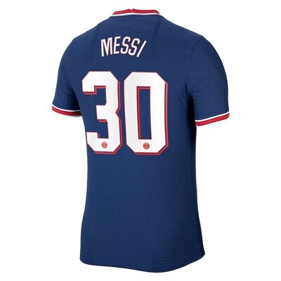 Paris Saint-Germain PSG Home Messi  #30 Champion League Jersey 2021-22 (Player version)