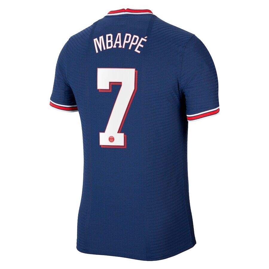 Paris Saint-Germain PSG Home Mbappé #7 Champion League Jersey 2021-22 (Player version)