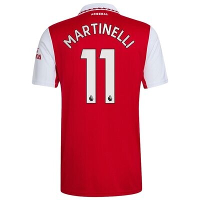 Arsenal Home Martinelli 11 Jersey 2022/23
