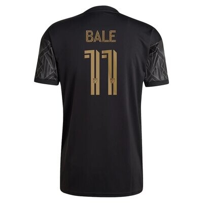 LAFC Gareth Bale #11 Black 5 Year Anniversary Home Jersey  2022-23