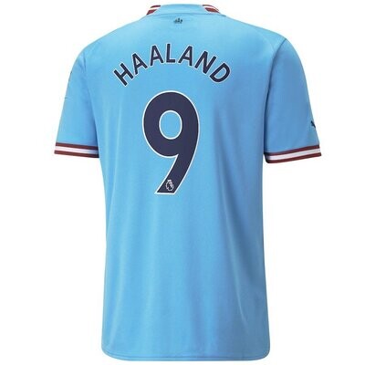 Manchester City Erling Haaland  9 Home Jersey Shirt 22/23