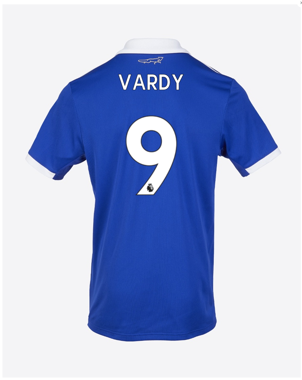 Leicester City  Jaime Vardy 9 Home  Jersey Shirt 22-23