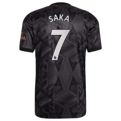 Arsenal Away Saka 7 Jersey 2022/23