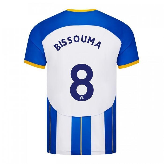 Brighton &amp; Hove Albion Bissouma 8 Home Jersey
 2022-23