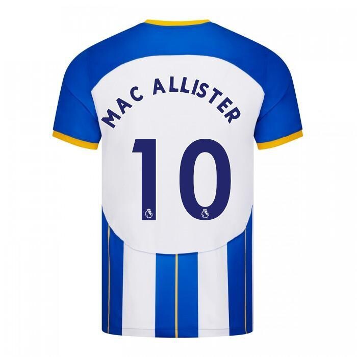 Brighton & Hove Albion Mac Allister 10 Home Jersey 2022-23