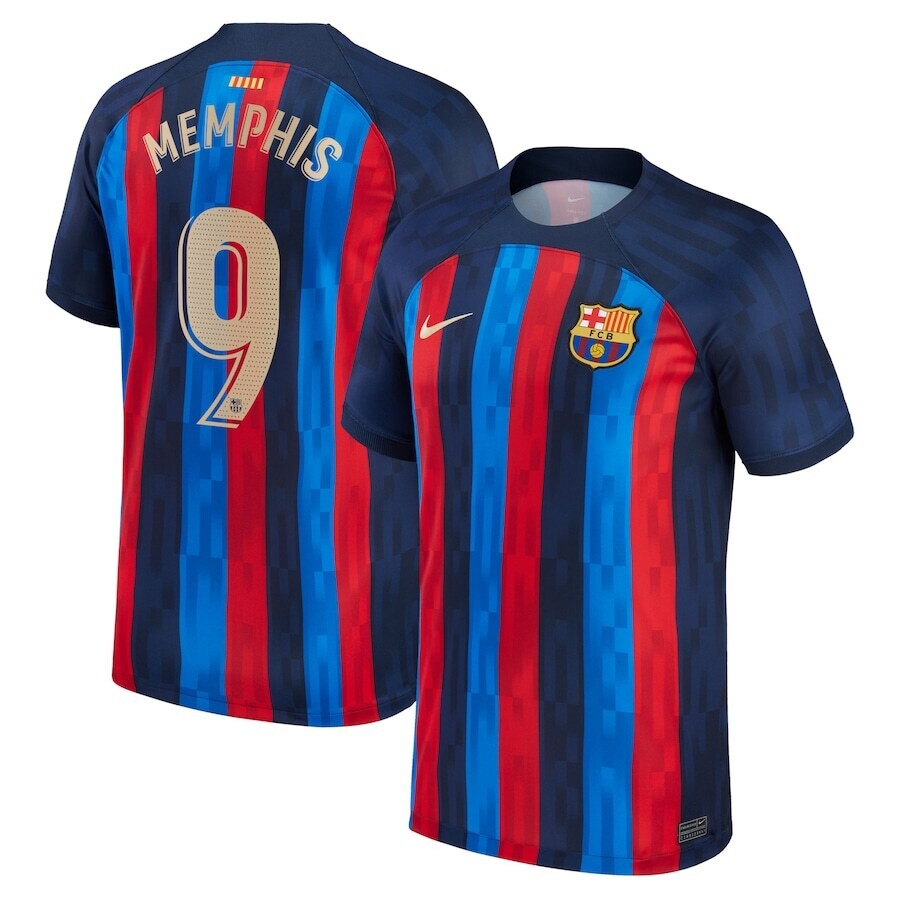 Barcelona Memphis 9   Jersey Shirt 2022/23  w/o Sponsor Logos
