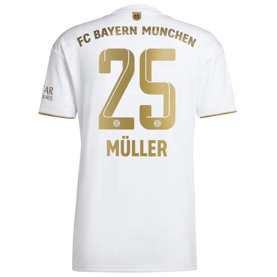 Bayern Munich Thomas Müller 25 Away Jersey Shirt 22/23