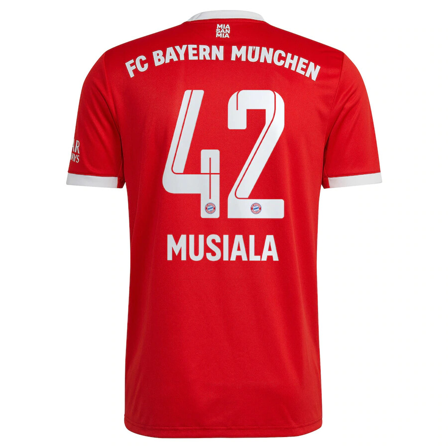 Bayern Munich  Musiala 42  Home Jersey Shirt 22/23
