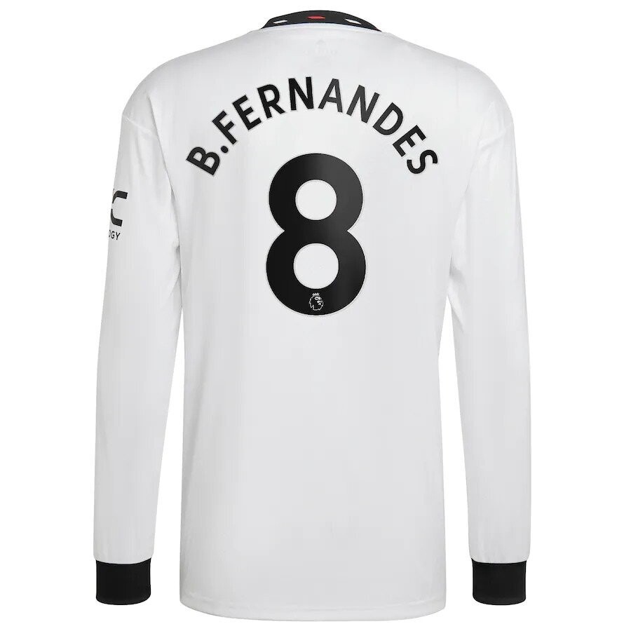 Manchester United B.Fernandes 8  Away Long Sleeve Jersey 22/23