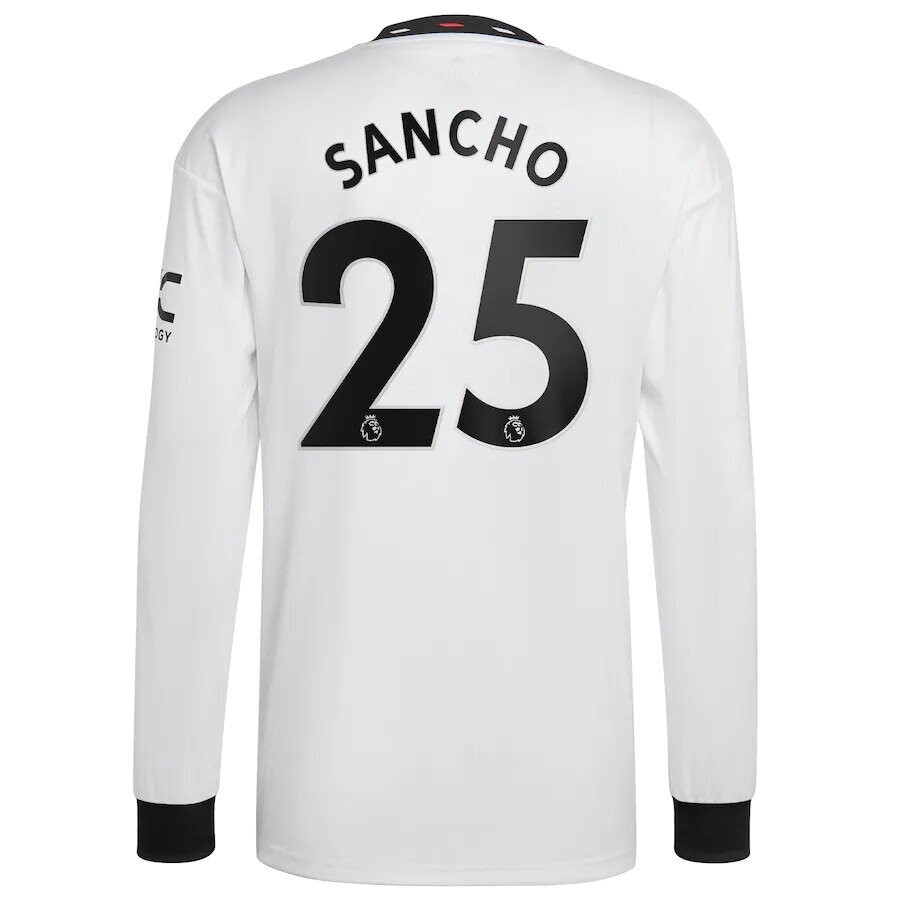 Manchester United Sancho 25  Away Long Sleeve Jersey 22/23