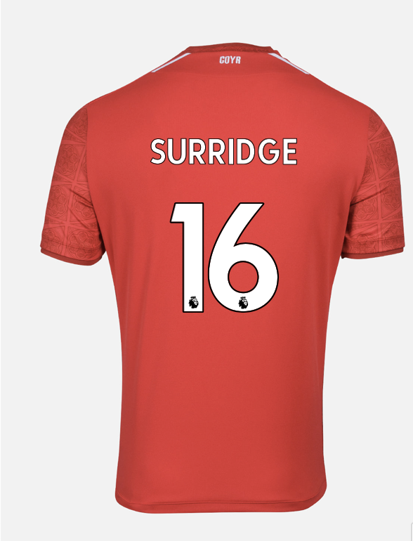 Nottingham Forest Surridge 16 Home Jersey Shirt 2022/23