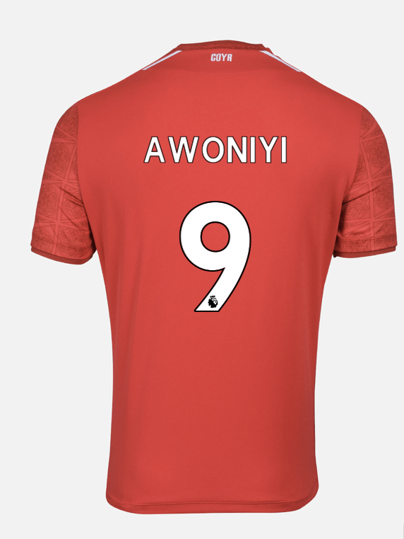 Nottingham Forest Taiwo  Awoniyi 9 Home Jersey Shirt 2022/23