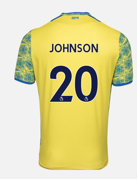 Nottingham Forest Brennan Johnson 20 Away Jersey Shirt 2022/23