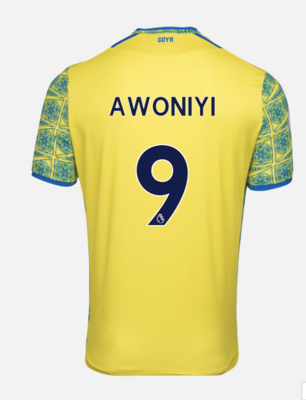 Nottingham Forest Taiwo Awoniyi 9 Away Jersey Shirt 2022/23