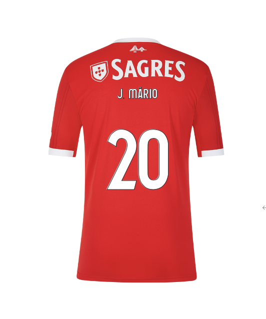 Benfica João Mário 20 Home Jersey Shirt 2022-23