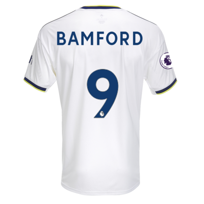 Leeds United Patrick Bamford 9 Home Jersey 22/23