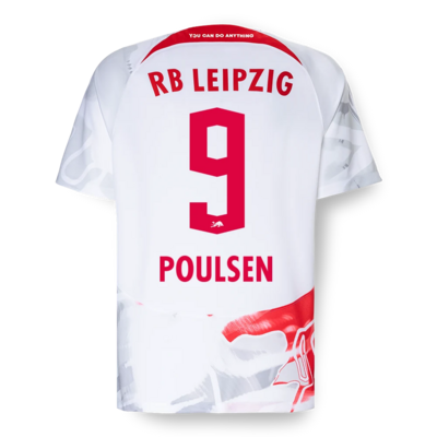 RB Leipzig  Yussuf Poulsen 9 Home Jersey 2022/23
