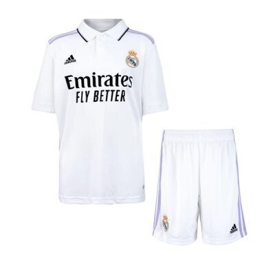 Real Madrid Home Kids Jersey Kit 22-23
