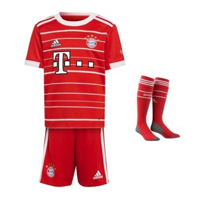 Bayern Munich Home Jersey Kids Full Kit 22-23