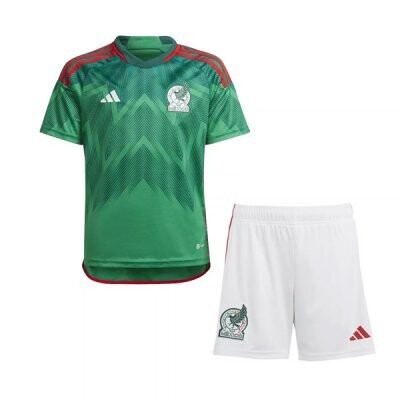 Mexico Home World Cup Jersey Kids Kit 2022