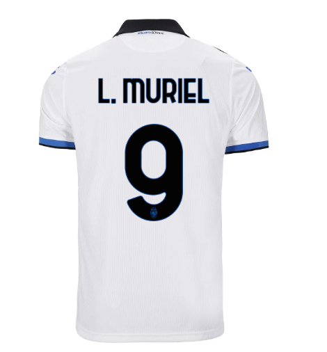 Atalanta Luis Muriel 9 Away Jersey Shirt 22/23