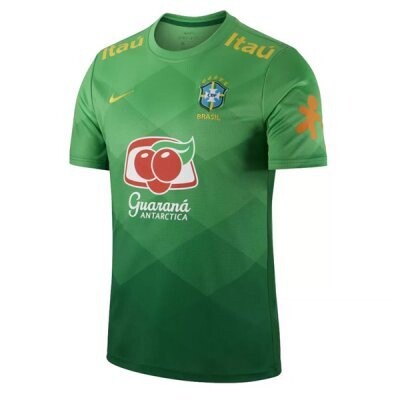 Brazil Green Pre-Match Jersey 2021