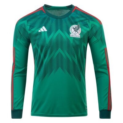 Mexico Home World Cup Long Sleeve Jersey 2022