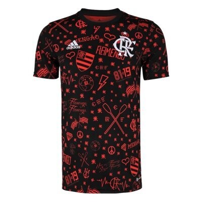 Flamengo Pre Match Jersey Red & Black 22-23