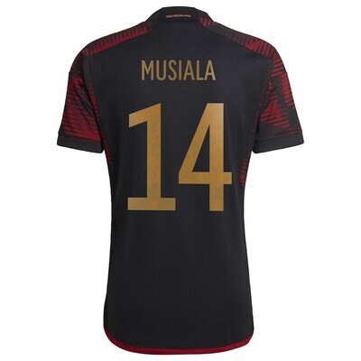 Germany Away Musiala 14 World Cup Jersey 2022