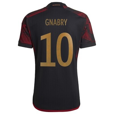 Germany Away Gnabry 10 World Cup Jersey 2022