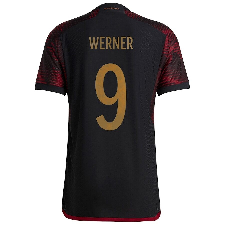 Germany Away Werner 9  World Cup Jersey 2022