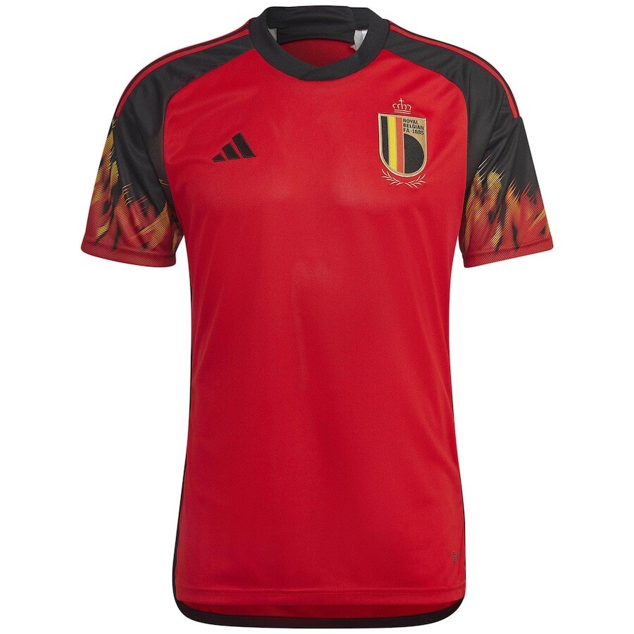 2022 Belgium Home World Cup Authentic Jersey (Player Version)