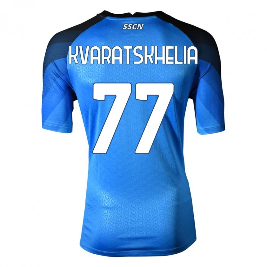 Napoli Khvicha Kvaratskhelia 77 Home Jersey Shirt 22/23