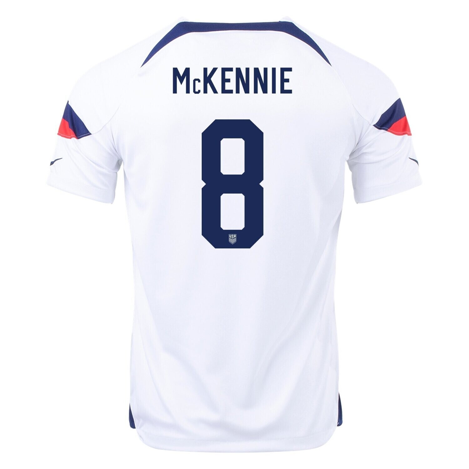 USA  Home McKennie #8 World Cup White Soccer Jersey 2022