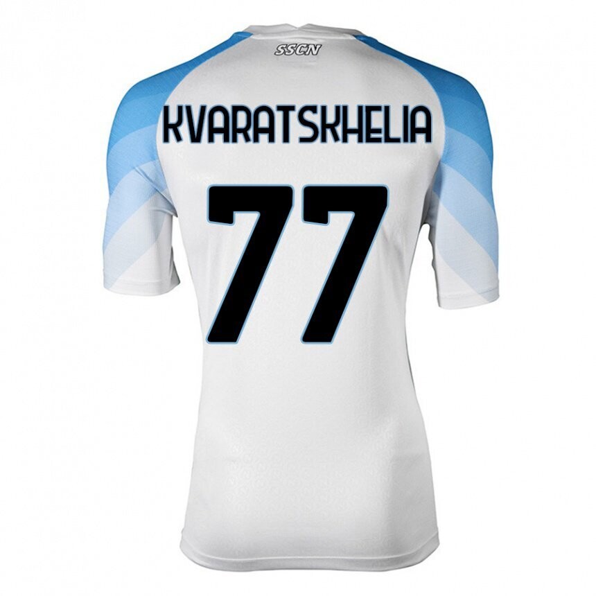 Napoli Khvicha Kvaratskhelia 77 Away Jersey Shirt 22/23