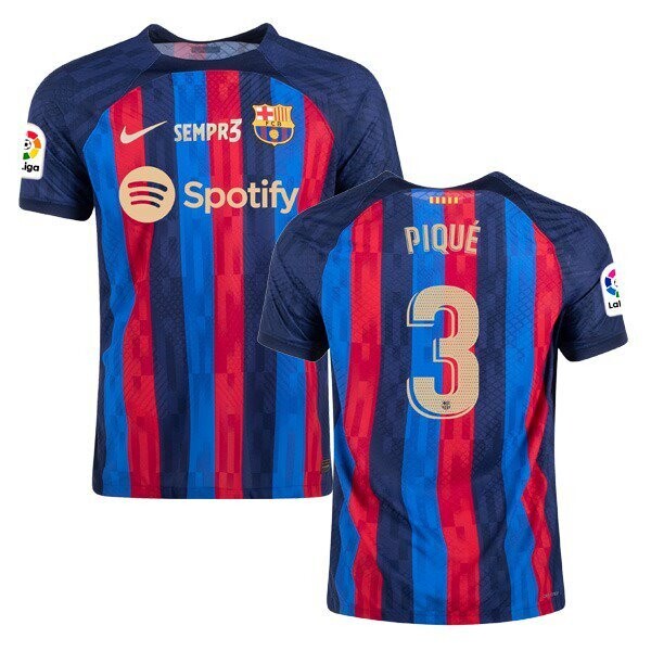 Barcelona Home 'Sempr3' Pique #3 Special Farewell Jersey Shirt 22/23 (Player Version)