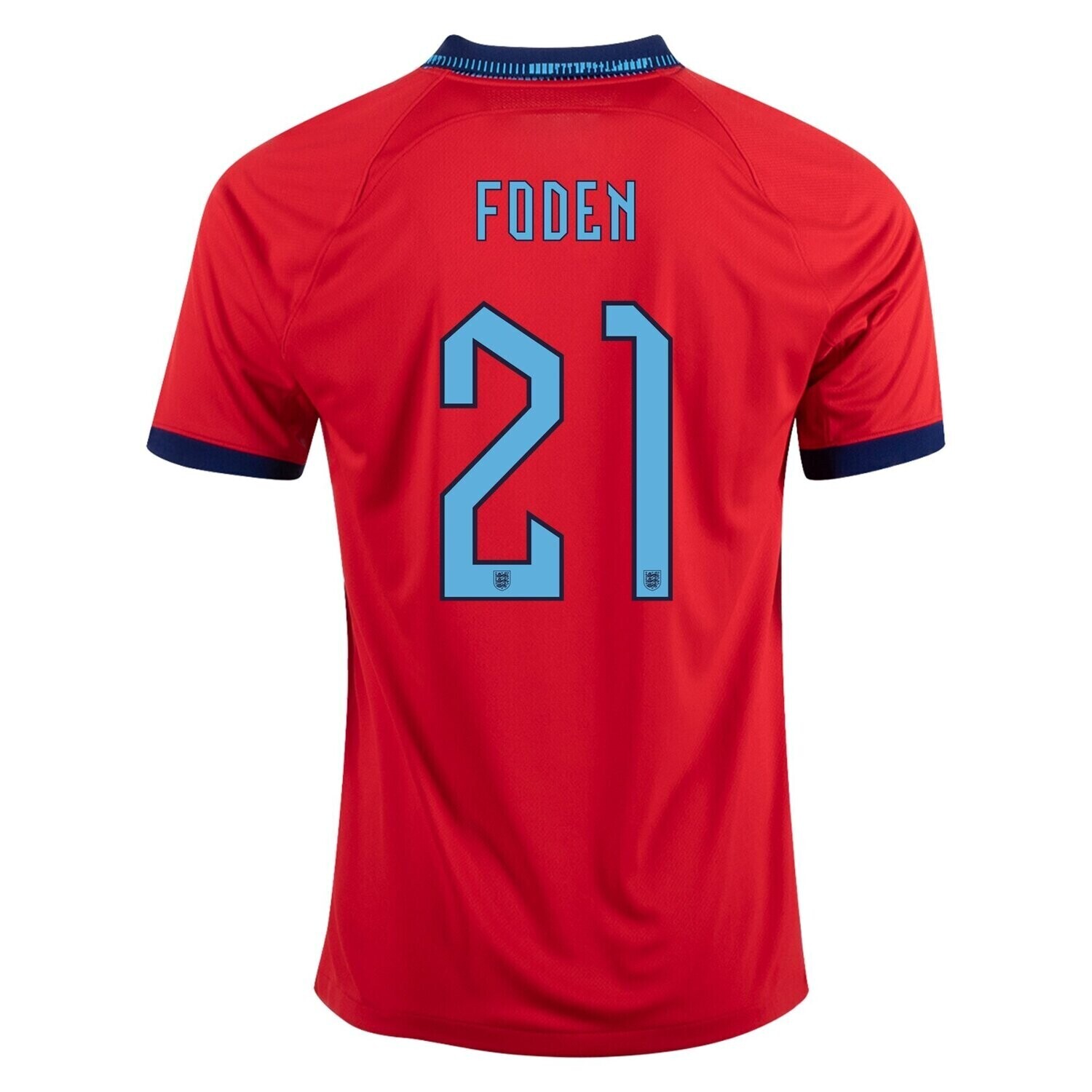 England Phil Foden #21 Away World Cup Jersey  2022